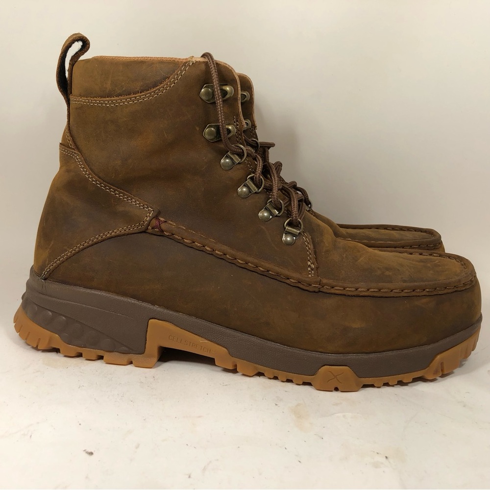 TWISTED X Men's CellStretch Work 6in Comp Toe Saddle Boot (MXCC001) Sz 10.5